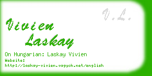 vivien laskay business card